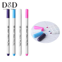 1pc água apagável caneta tecido marcador substituir ferramentas de costura de giz alfaiate acessórios 4 cores 15.5cm 2024 - compre barato