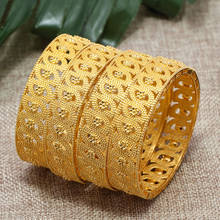 1-4 pçs/torcido pulseira para mulher dubai pulseiras etíopes pulseiras & bangles jóias africanas árabe oriente médio 2024 - compre barato
