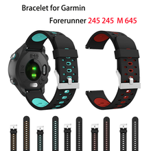 Correa de silicona de 20mm para reloj inteligente Garmin Vivoactive 3, pulsera deportiva para Forerunner 245 645 Venu 2024 - compra barato