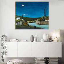 Citon Henri Rousseau el Sena en Suresnesl, lienzo de pintura al óleo, cartel de rompecabezas, imagen, decoración de fondo de pared, decoración del hogar 2024 - compra barato