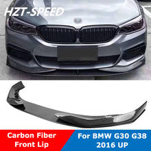 5 Series AC Style Carbon Fiber Front Bumper Shovel Lip Diffuser Chin For BMW G30 G38 530LI MT Sport Body Kit 2016 Up 2024 - buy cheap