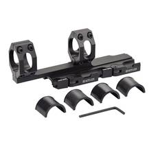 Tactical Rifle Scope Mount 25.4mm/30mm QD Quick Release Rings Mount with Bubble Level for 20mm Picatinny AR-15 Rail Accessories 2024 - buy cheap