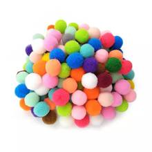 100pcs 10mm Mini Fluffy Soft Pompons Pompoms Ball Kids Handmade Toys Wedding Christmas Decor Diy Sewing Craft Supplies 2024 - buy cheap