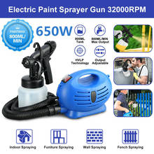 Multifunction 650W 800ML Airbrush with Compressor Airless Paint Sprayer HVLP Electric Spray Guns For Painting Wall Furnature 2024 - buy cheap