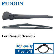 MIDOON Wiper 10" Rear Wiper Blade & Arm Set Kit For Renault Scenic 2 / Grand Scenic MK 2 Windshield Windscreen 2003 2004 - 2009 2024 - buy cheap