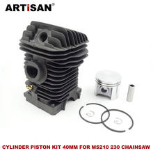 Pistão do cilindro kit 40mm para stihl ms210 ms230 021 023 gasolina motosserra peças de reposição 2024 - compre barato