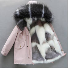 Kid Winter Thick Warm Jacket Faux Fur Children Hooded Coat Baby Boy Girl Heavy Windproof Outerwear Fashion Teenager Winter Coat 2024 - buy cheap