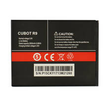 2600mah 100% original novo cubot r9 bateria de substituição de backup para cubot r9 telefone celular em estoque 2024 - compre barato