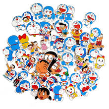 TD ZW 60Pcs Doraemon Stickers For Suitcase Skateboard Laptop Luggage Fridge Phone Car Styling DIY Decal Sticker 2024 - buy cheap