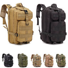 Туристический камуфляжный рюкзак для мужчин, тактический Водонепроницаемый ранец Molle в стиле милитари, с системой «Молле» для охоты, штурмовая сумка на плечо 2024 - купить недорого