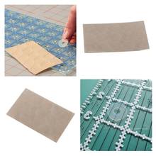 Anéis adesivos antiderrapantes de silicone, anéis para modelos de colcha, réguas de patchwork diy semi-transparente com 10 folhas de 150 peças 2024 - compre barato