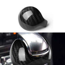 2x Carbon Fiber Interior Gear Shift Knob Trim Cover For Ford Mustang 2015-2019 2024 - buy cheap