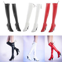 1/6 Female Over-The-Knee High Heel Boots Shoes For   12inch Action Figures 2024 - buy cheap