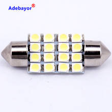 2x White 36mm led DC 12V C5W C10W 1210 3528 16SMD Festoon Dome Car Led Panel Reading Lamp Wedge bulbs Auto Roof Light 2024 - buy cheap