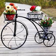 Iron Plant Shelf Flower Rack Nordic Metal Floor Shelf Multi-layer Bicycle Metal Shelves Plants Stand Outdoor Metal Garden Decors 2024 - buy cheap