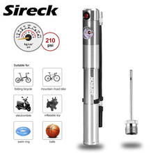 Sireck Bike Pump Portable Mini Bicycle Pump 100-210 PSI Hand Air Inflator Ball Tire Toys Inflator Mountain Road Cycling Inflator 2024 - buy cheap