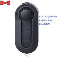 KEYECU для Citroen Jumper для Peugeot Boxer 2008-2015 дистанционный брелок (Marelli BSI) 433 МГц ASK ID46 чип FCC ID: RX2TRF198 2024 - купить недорого