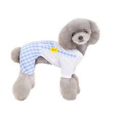 Ropa de verano para mascotas, mono, pijama, traje de cachorro de pato, Yorkshire, Pomeranian, Bichon, caniche 2024 - compra barato