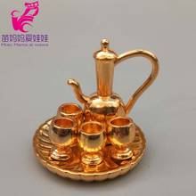 1/8 1/6 BJD doll house accessories decoration Mini metal flagon cup Milk teapot for barbie doll blythe doll 2024 - buy cheap