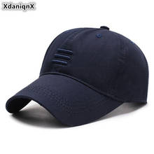 XdanqinX otoño adulto de algodón gorra de béisbol tamaño ajustable bordado sombrero Snapback gorra de mujer de cola de caballo de moda tapas de lengua 2024 - compra barato