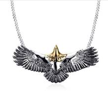 Men's Necklace High Quality Metal Flying Eagle Eagle Sky Eagle Bird Tribe Biker Pendant Necklace 2024 - buy cheap