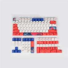 Keycap koi vermelho-teclado mecânico, oem, perfil, pbt, tintura, para gh60, gk61, gk64, 68, 84, 87, 96, 980, 104, 108 2024 - compre barato