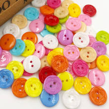 50pcs Mix Color Plastic Button DIY sewing appliques crafts notion PT21 2024 - buy cheap