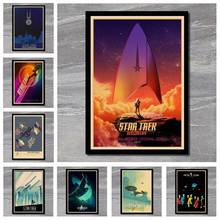 Póster Retro de Star Trek para pared, decoración del hogar, póster de película, pegatinas de pared 2024 - compra barato