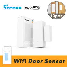 SONOFF Wifi Door Sensor DW2, Smart Wireless Door Window Sensor, No Hub Gateway Required, eWeLink App Alarm Smart Home Security 2024 - buy cheap