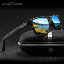 LongKeeper Classic Square Polarized Sunglasses Men Brand Designer Driving Sun Glasses Women Anti-UV Black Goggles Eyewear Gafas 2024 - buy cheap