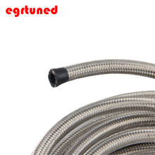 AN10 auto universal Nylon stainless steel braided fitting fuel supply hose fuel line knitted hose doubled braided hose 2024 - buy cheap