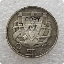 PORTUGAL 2$50 ESCUDOS 1937 COIN COPY commemorative coins-replica coins medal coins collectibles 2024 - buy cheap