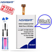Новые поступления [HSABAT] 300 мА/ч, EB-BR360ABE, запасная батарея, батарея для Samsung Gear Fit 2 Fit2 R360 SM-R360 2024 - купить недорого