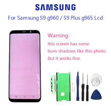 For Samsung Galaxy S9 G960 G960F Defect burn-in shadow Lcd Display With Touch Screen Digitizer  Super AMOLED 2024 - buy cheap