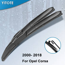 Yitote-lâminas de limpador para modelos opel corsa c/corsa d/corsa e exact fit, ano de 2000 a 2018 2024 - compre barato