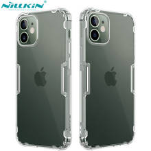 Nillkin-capa transparente para celulares apple iphone 12 pro max (2020), proteção tpu natural, macia 2024 - compre barato