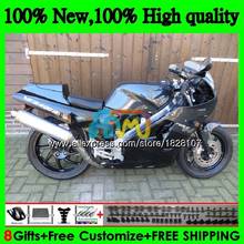 RVF400R для HONDA VFR400 R NC24 V4 VFR400R 87 88 89 90 87BS. 29 ЛРВ 400 R NC30 400R 1987 черный серый 1988 1989 1990 обтекатель 2024 - купить недорого