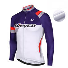 Mieyco Pro Team Cycling Clothing Winter Fleece Jersey Warm Long Sleeve Cycling Shirt MTB Race Cycle Jacket Maillot Ropa Ciclismo 2024 - buy cheap