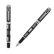 4Pcs Jinhao 8802 Shell Fountain Pen Beautiful Business Ink Pen Converter Filler F Nib Stationery Office school Writing Gift Pen 2024 - buy cheap