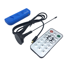 ТВ-тюнер USB2.0 синяя ТВ-палка DAB FM DVB-T RTL2832U R820T SDR RTL-SDR ключ-палка цифровой ТВ-приемник ИК-пульт с антенной 2024 - купить недорого