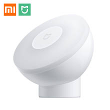 Xiaomi-Luz Led nocturna de inducción Mijia 2 MJYD02YL, Sensor de movimiento inteligente infrarrojo con brillo ajustable y rotación de 360 grados, nuevo 2024 - compra barato