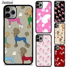 Poodles cartoon Girly Cute Case For iPhone 13 12 Mini 11 Pro Max 7 7Plus 6S 5S SE 2020 8 8Plus X XS Max XR Fundas 2024 - buy cheap