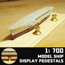 Pedestales de exhibición para modelo de barco, 20x24mm, latón, medio, 1: 700 2024 - compra barato