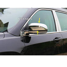 Cubierta de espejo retrovisor lateral para coche, Marco embellecedor de 2 piezas para Jeep Compass 2017, 2018, 2019, 2020 2024 - compra barato