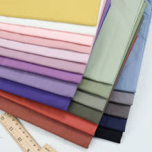 145x50cm de alta densidade 60s alta qualidade tecido de cor de algodão sólido, fazendo a camisa vestido de roupas infantis pano feminino 2024 - compre barato