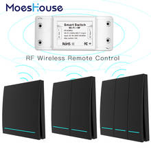 Wifi Wireless Remote Control Smart Switch,Wall Panel Transmitter RF433Mhz Smart Life/Tuya APP ,Works with Alexa Google Home. 2024 - buy cheap