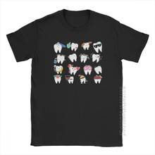 Men Teeth Baby T-Shirt Dentist Dentistry Dental Hygienist Funny Tops O-Neck Male Tshirt Cotton Basic Tees Printed T Shirts 2024 - buy cheap