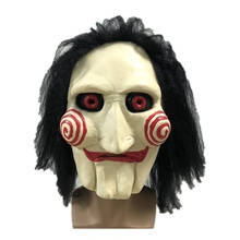 Máscara de látex para Halloween, motosierra, máscara de tema asesino, regalo súper escalofriante 2024 - compra barato