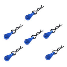 6x Metal Body Clip R-Pin w/ Pull Tab for 1:8 1:10 RC Model Car DIY Accessory 2024 - buy cheap