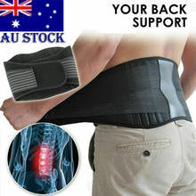 Lumber Lower Back Support Belt Brace Strap, Pain Relief, Posture Waist Trimmer 2024 - buy cheap
